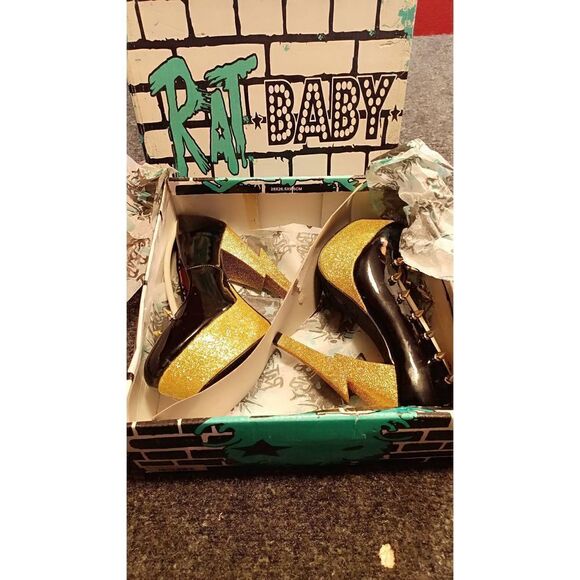 Rat Baby platform heels size 6 NIB - Picture 11 of 12